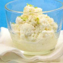 Postre frío de ricotta al limón - La Señora Bonita