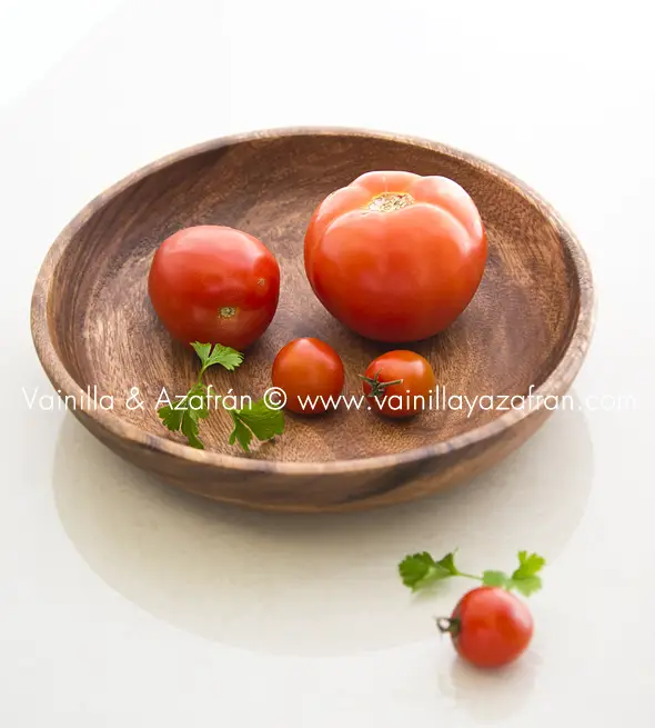 Para pelar los tomates 